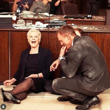 Bond (Daniel Craig) dan M (Judi Dench)/Foto: Instagram craigdanielbond